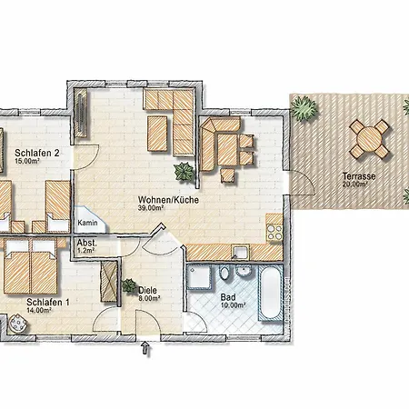 Apartment Am Burgberg Höhlenort Rübeland
